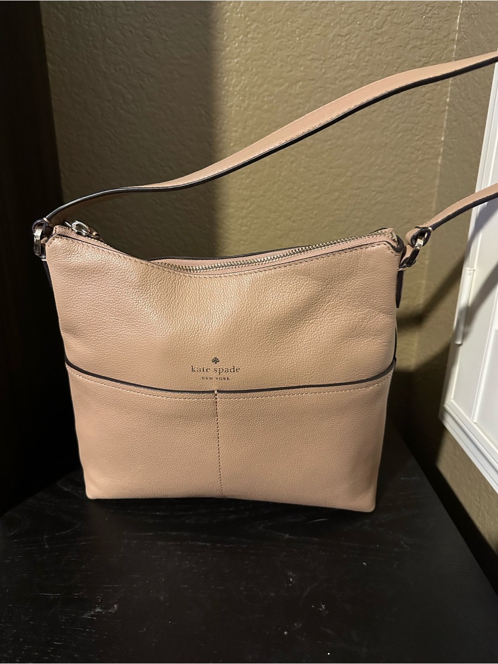 kate spade Tan Leather Shoulder Bag